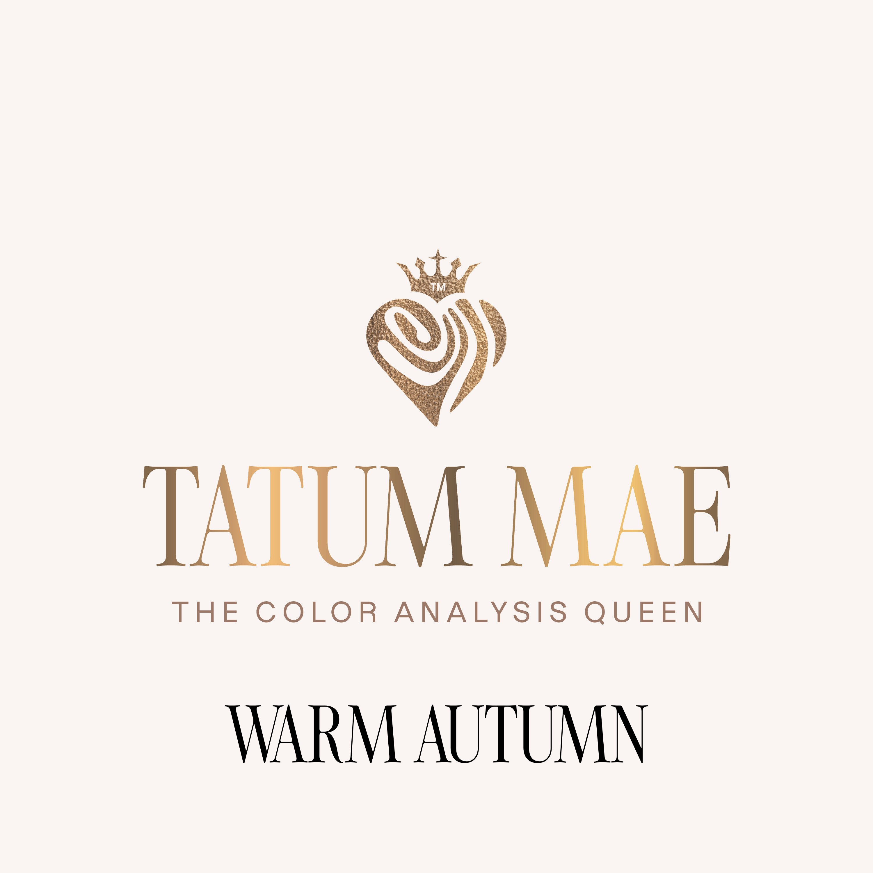 Warm Autumn Digital Palette